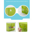 eco friendly small table 6 grids plastic baby drawer for selling